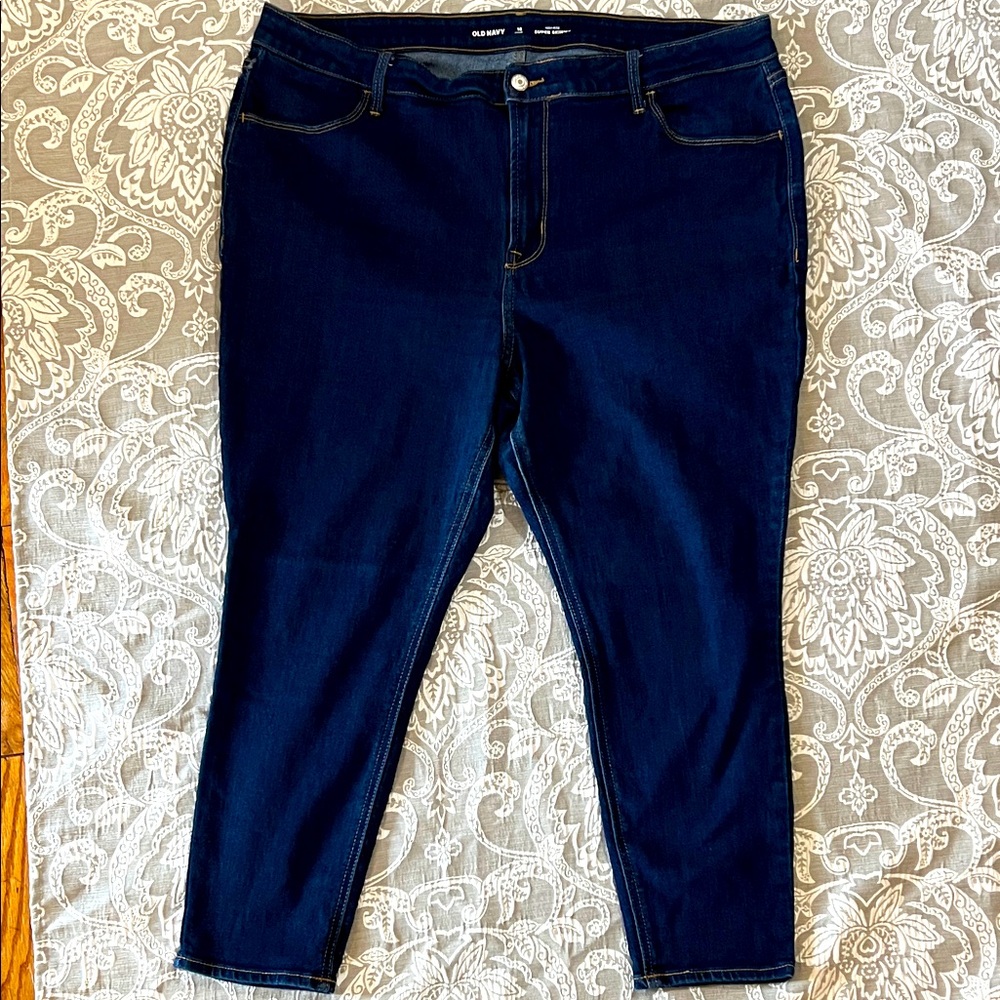 Old Navy High-rise Super Skinny 18 Short jeans